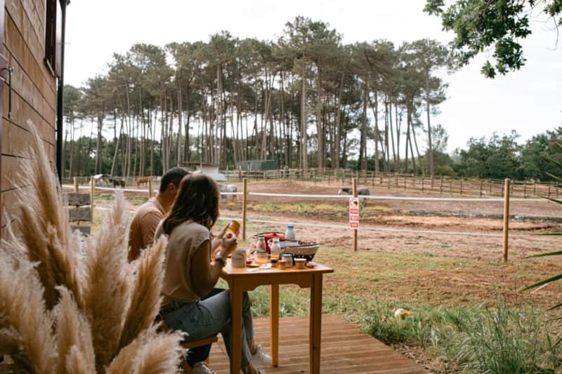Roulottes Cocooning Au Coeur Des Landes Hotel Mées Exterior foto